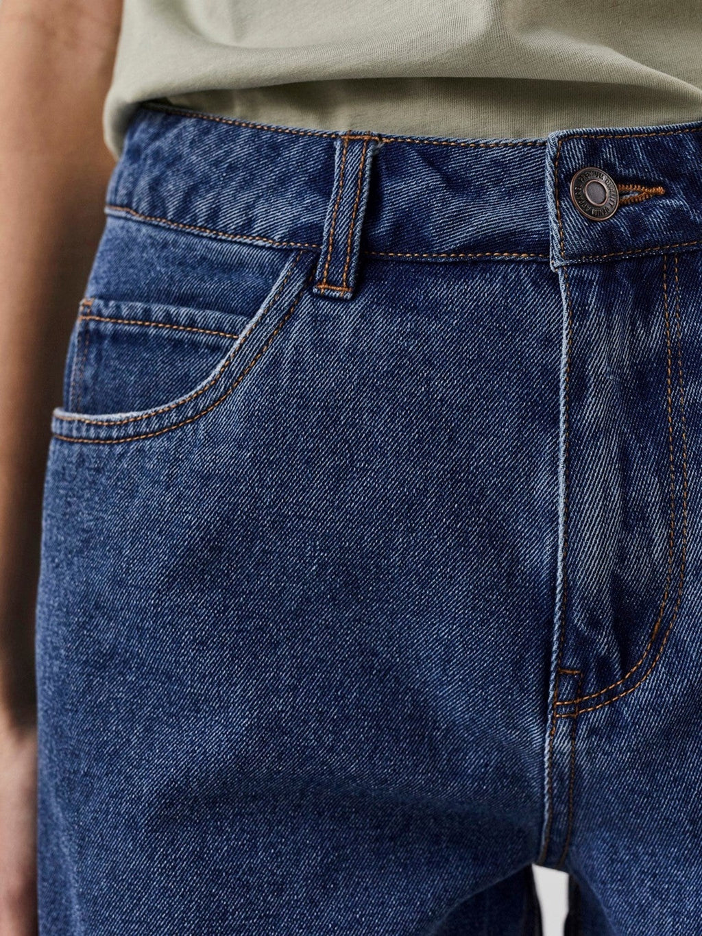 Losse shorts - Medium Blauwe denim