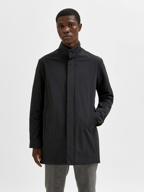 Maddox Car Coat - Black - TeeShoppen Group™ - Jacket - Selected Homme
