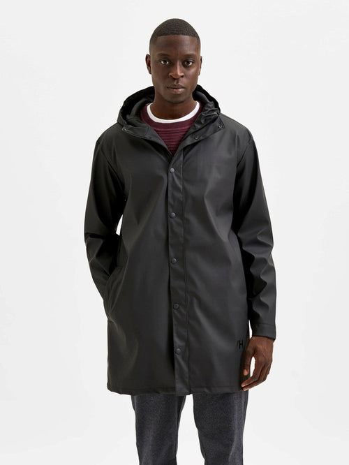 Magne Rain Jacket - Black - TeeShoppen Group™ - Jacket - Selected Homme
