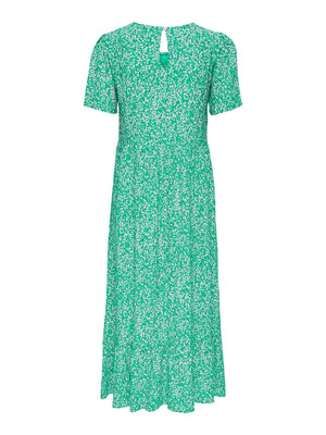 Malle Midi Dress - Floral Green - TeeShoppen Group™ - Dress - ONLY