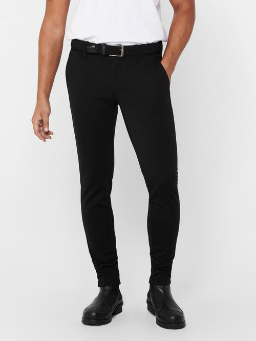 Mark Pants - Black (stretch pants) - TeeShoppen Group™ - Pants - Only & Sons