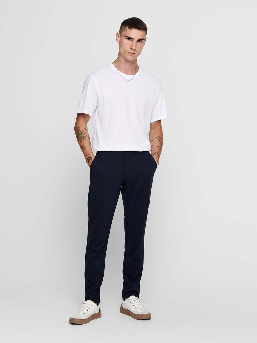 Markering Pants - Navy (stretch pants)