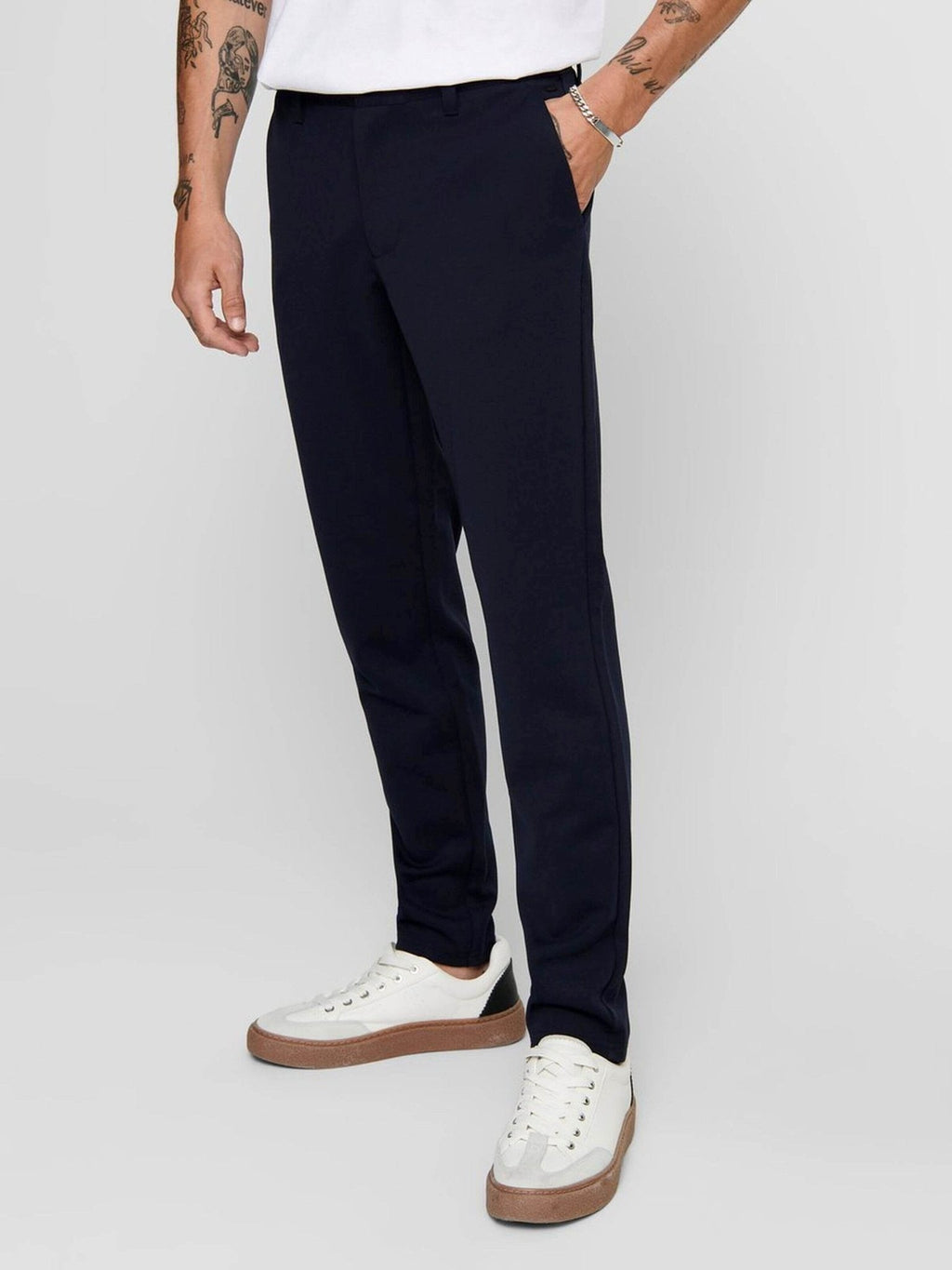 Markering Pants - Navy (stretch pants)