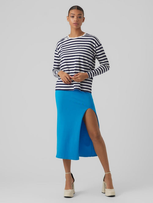 Molly Stribede Bluse - Navy Blazer - TeeShoppen Group™ - Formal Shirts & Blouses - Vero Moda
