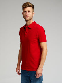 Muscle Polo shirt - rood