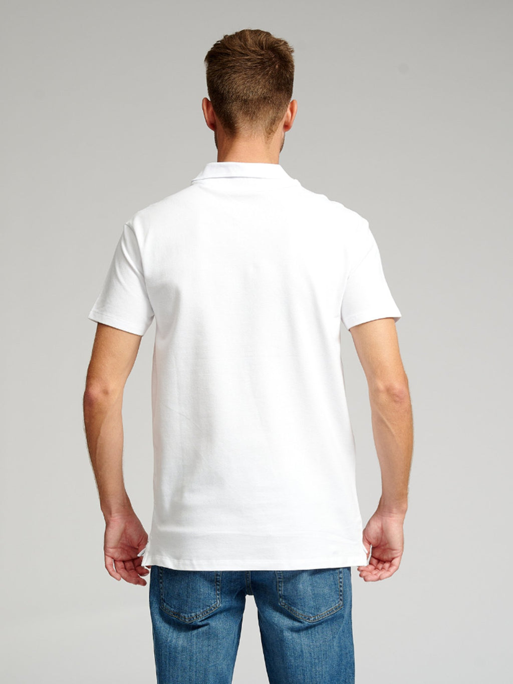 Muscle Polo shirt - wit