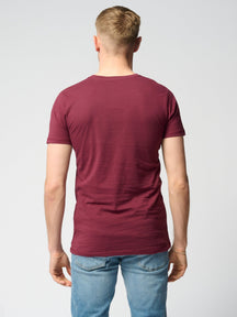 Muscle T -shirt - Bourgondië rood