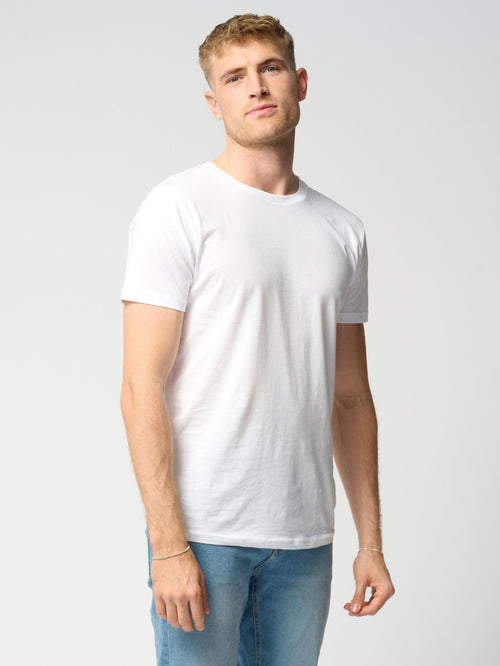 Muscle T-shirt - White - TeeShoppen Group™ - T-shirt - TeeShoppen