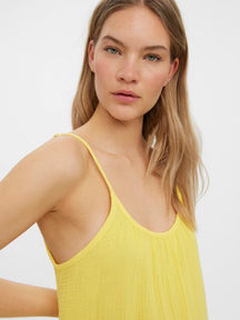 Natali singlet jurk - geel