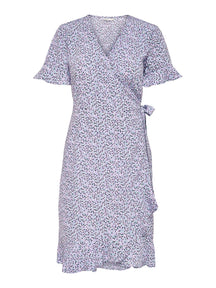 Olivia Wrap Dress - Chinees Violet