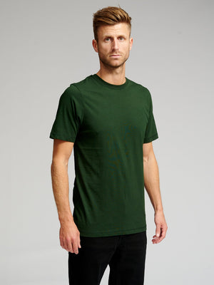 Organic Basic T-shirt - Dark Green - TeeShoppen Group™ - T-shirt - TeeShoppen