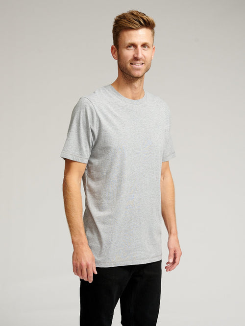Organic Basic T-shirt - Gray - TeeShoppen Group™ - T-shirt - TeeShoppen