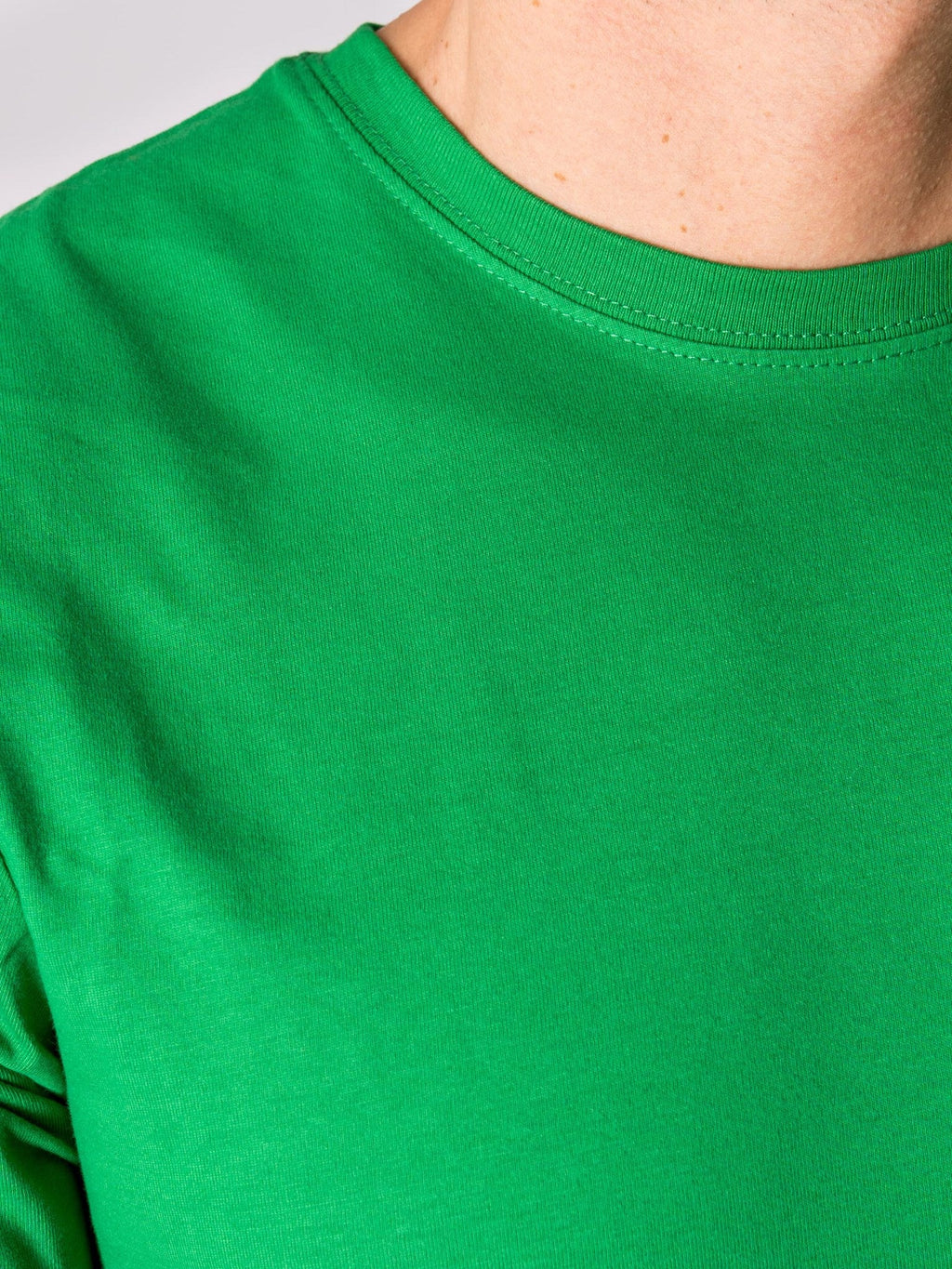 Biologisch Basic T -shirt - groen