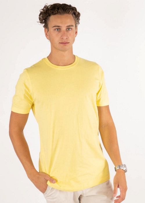 Organic Basic T-shirt - Light Yellow - TeeShoppen Group™ - T-shirt - TeeShoppen