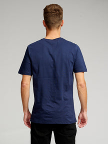 Biologisch Basic T -shirt - marine