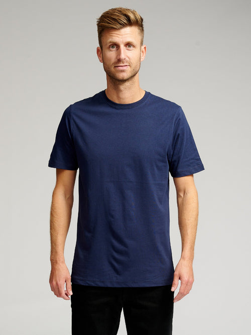 Organic Basic T-shirt - Navy - TeeShoppen Group™ - T-shirt - TeeShoppen