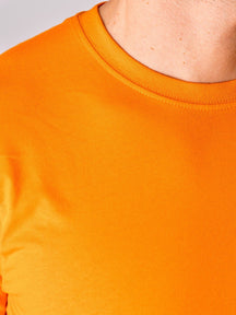 Biologisch Basic T -shirt - oranje