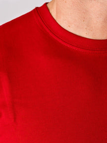 Biologisch Basic T -shirt - rood