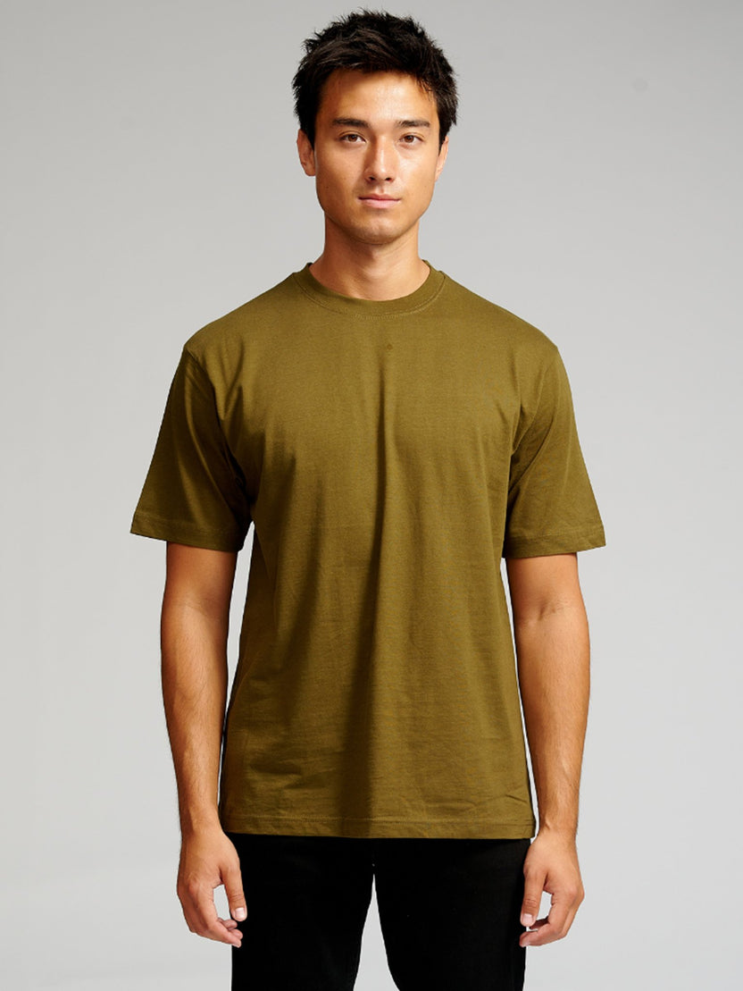 Oversized T-shirt - Army - TeeShoppen Group™ - T-shirt - TeeShoppen
