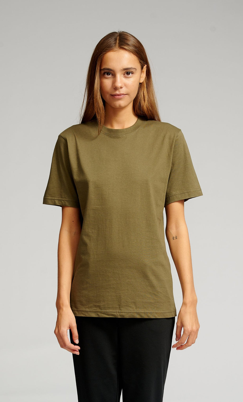 Oversized T -shirt - Army Green