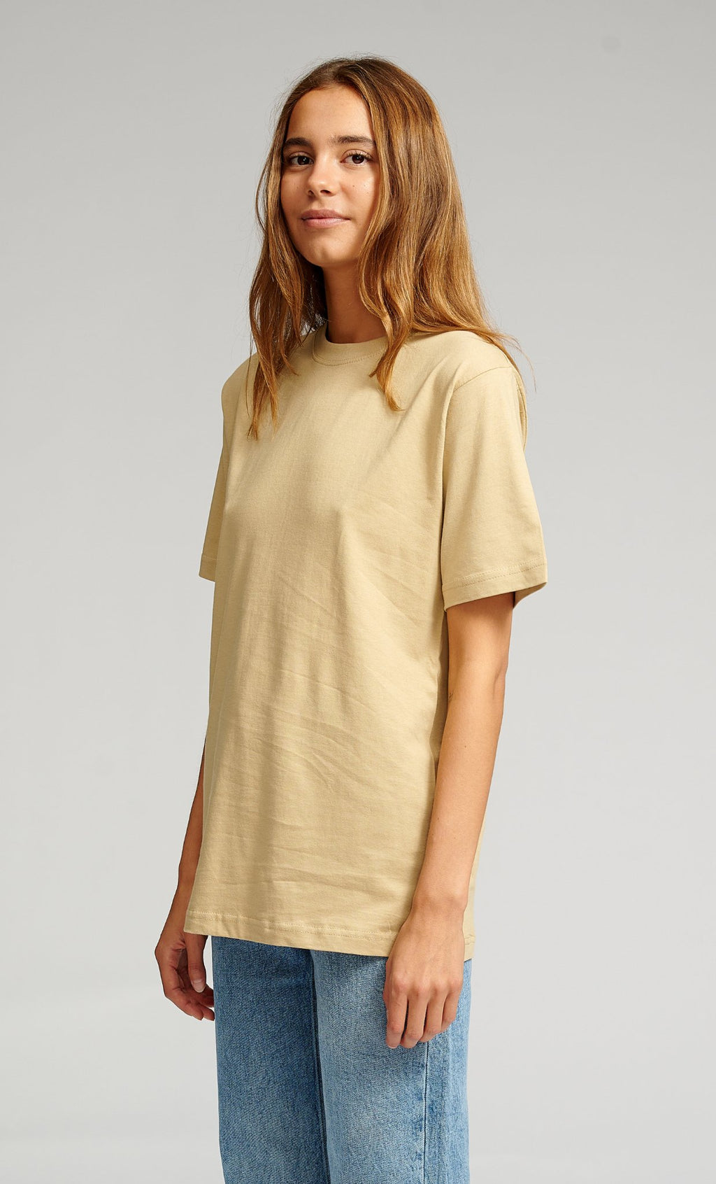 Oversized t -shirt - beige
