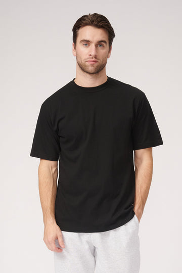 Oversized t -shirt - zwart