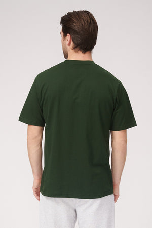 Oversized T-shirt - Dark Green - TeeShoppen Group™ - T-shirt - TeeShoppen
