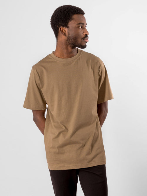 Oversized T-shirt - Khaki - TeeShoppen Group™ - T-shirt - TeeShoppen
