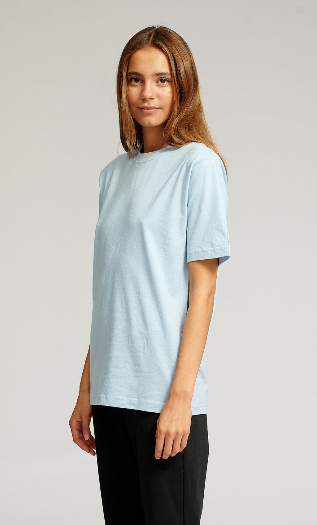 Oversized t -shirt - lichtblauw (vrouwen)