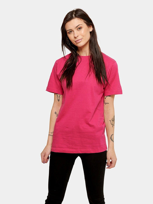 Oversized t-shirt - Pink - TeeShoppen Group™ - T-shirt - TeeShoppen