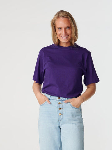 Oversized t -shirt - violet