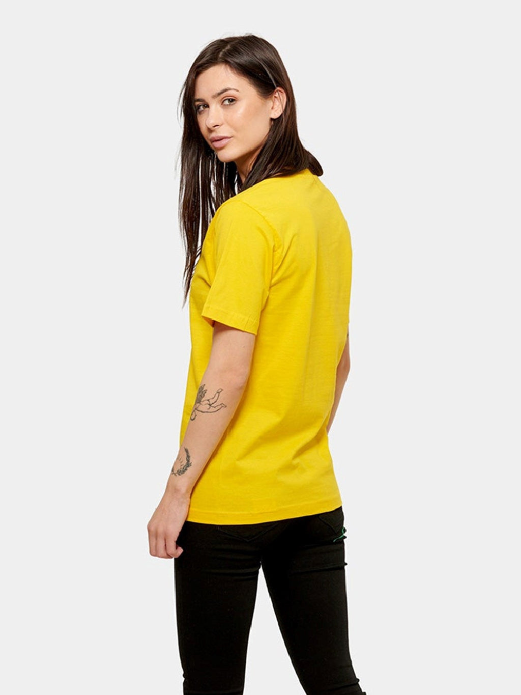 Oversized t -shirt - geel