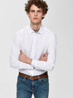 Oxford Shirt - White - TeeShoppen Group™ - Formal Shirts & Blouses - Selected Homme