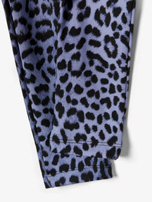 Patterned leggings - Blue leopard