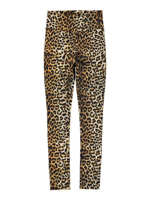 Patterned leggings - Leopard - TeeShoppen Group™ - Pants - Name It