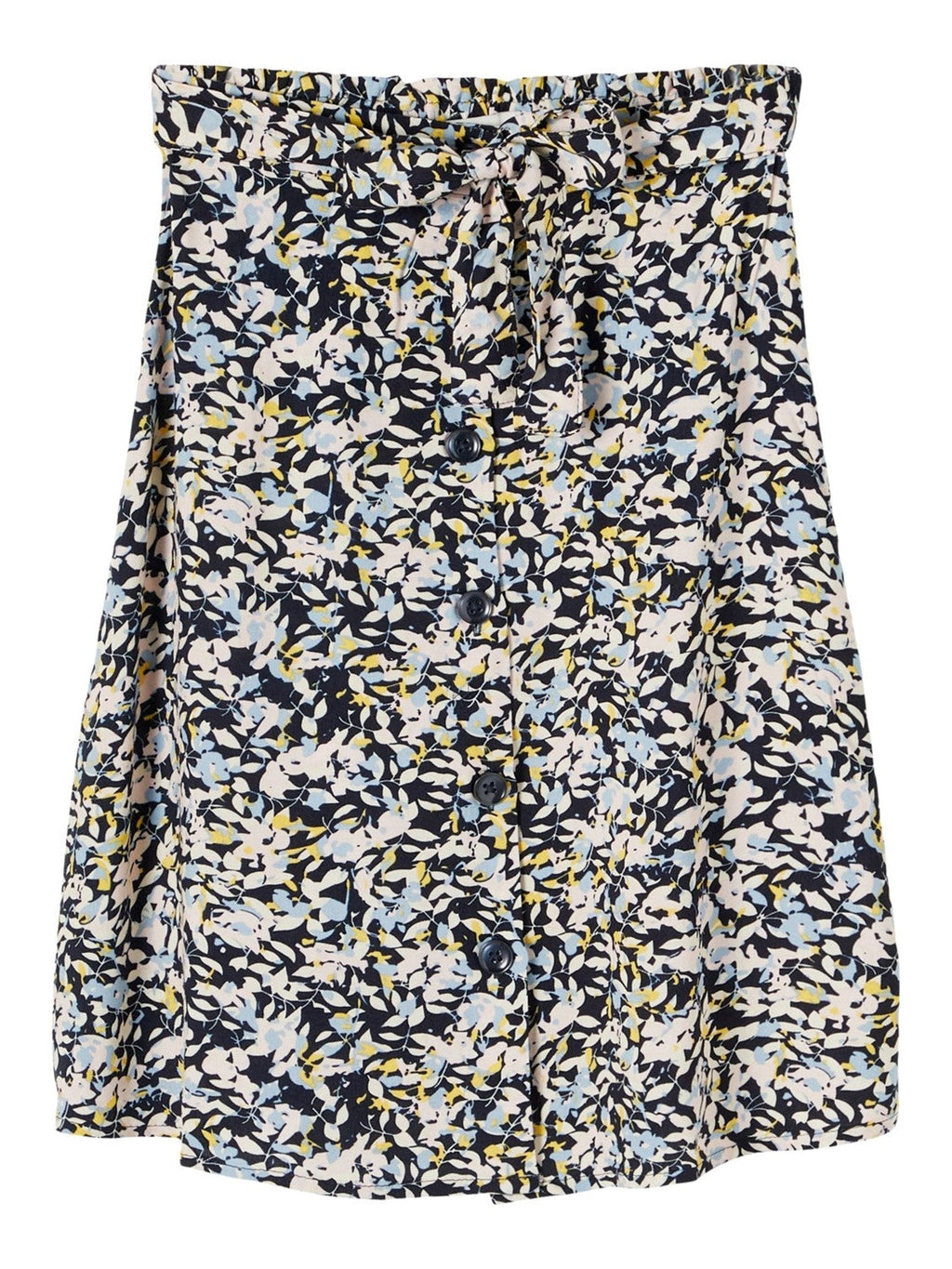 Patterned mini skirt - Dark Blue