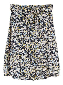 Patterned mini skirt - Dark Blue