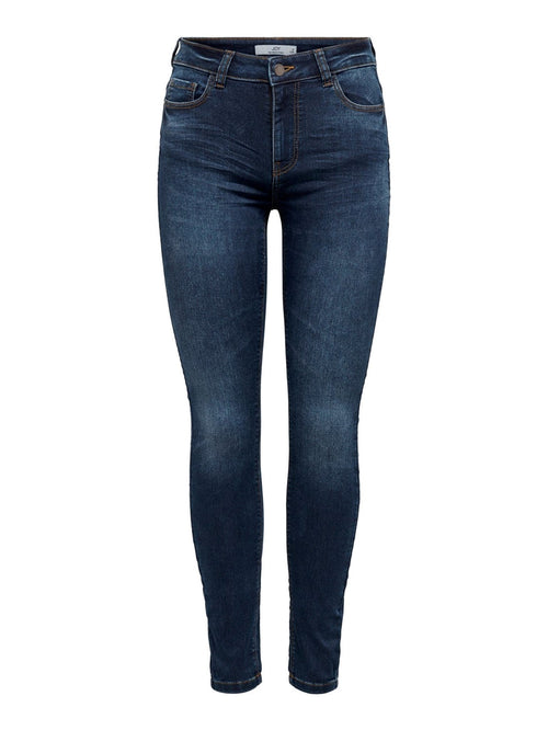 Performance Jeans - Blue denim (mid-waist) - TeeShoppen Group™ - Jeans - Jacqueline de Yong