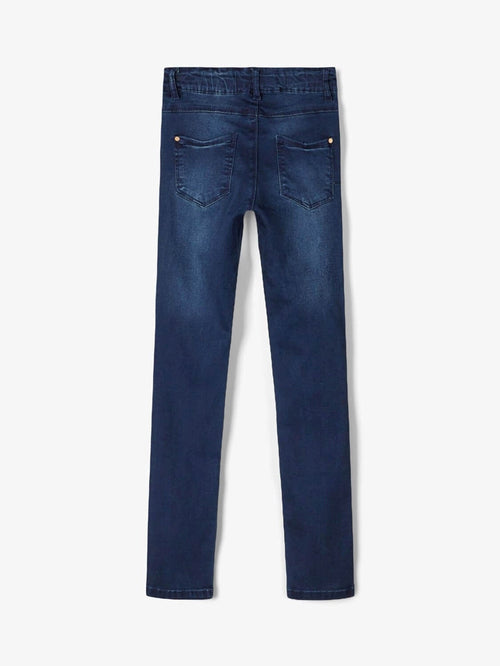 Polly skinny jeans - Dark blue denim - TeeShoppen Group™ - Jeans - Name It