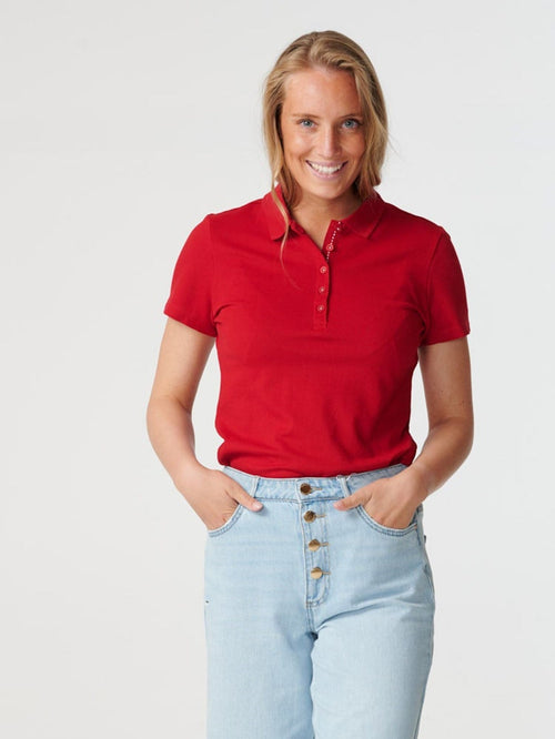 Polo Shirt - Red - TeeShoppen Group™ - T-shirt - TeeShoppen