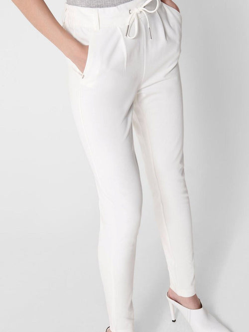 Poptrash Pants - White - TeeShoppen Group™ - Pants - ONLY
