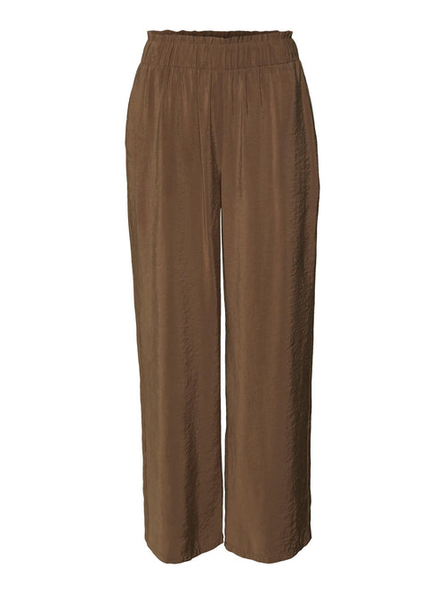 Queeny Regular Pants - Toffee - TeeShoppen Group™ - Pants - Vero Moda