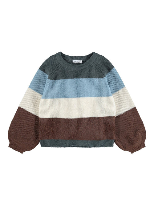 Selectra Knit - Blue green - TeeShoppen Group™ - Knitwear - Name It
