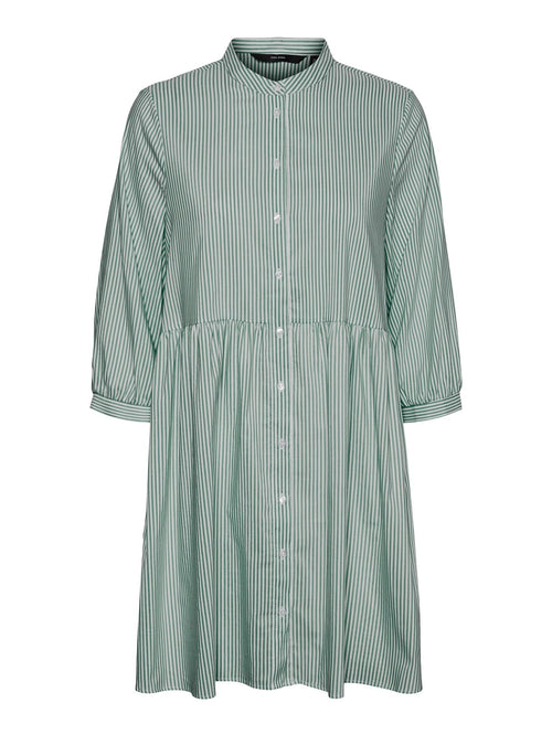 Sisi 3/4 Dress - Green - TeeShoppen Group™ - Dress - Vero Moda