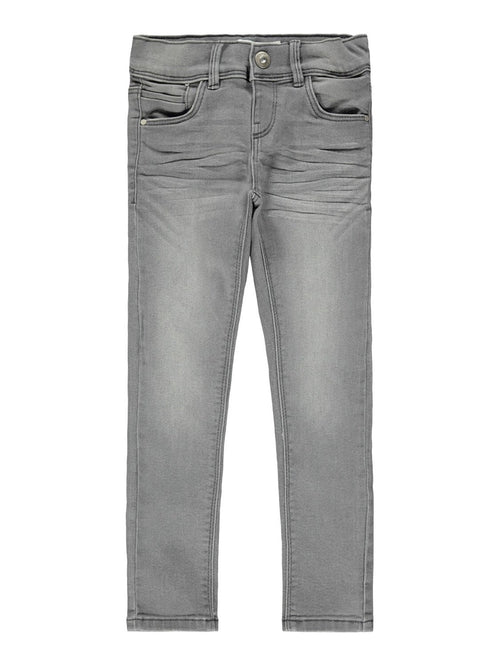 Skinny fit Jeans in organic cotton - Gray denim - TeeShoppen Group™ - Jeans - Name It