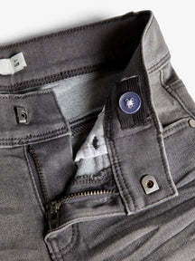 Skinny Fit Jeans in biologisch katoen - grijze denim