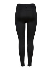 Magere leggings - zwart