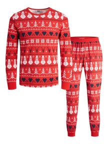 Snowflake Junior Pyjama's - Rood