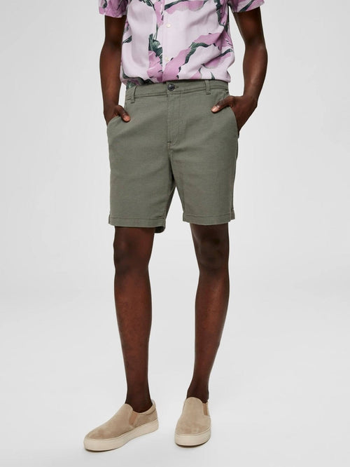 Storm Flex Shorts - Green - TeeShoppen Group™ - Shorts - Selected Homme