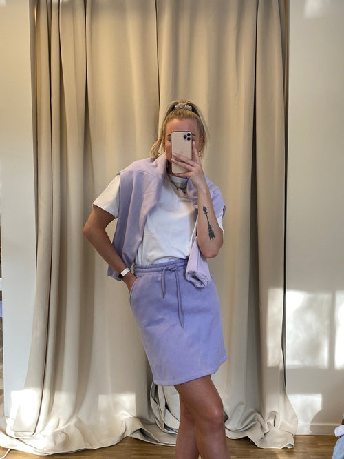Sweat skirt - Lavender - TeeShoppen Group™ - Skirt - Sisters Point